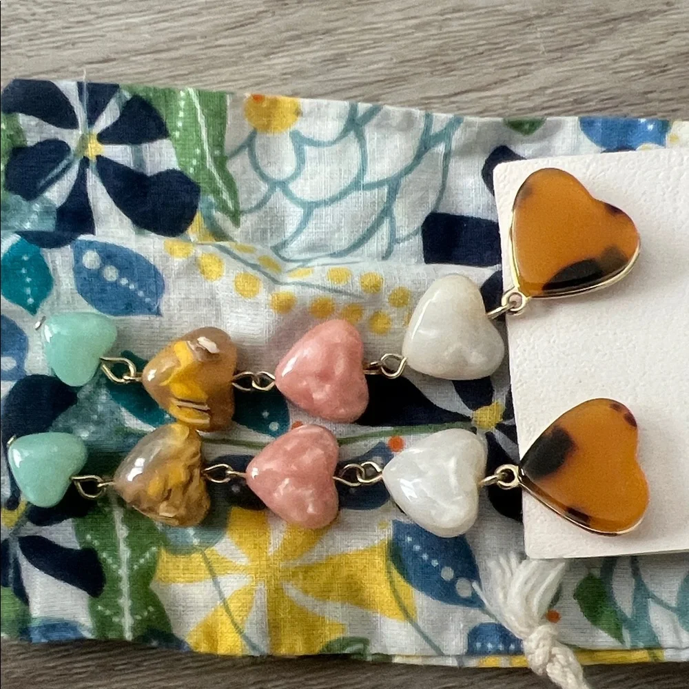 Free people Heart Drop Earrings - Picture 3 of 3